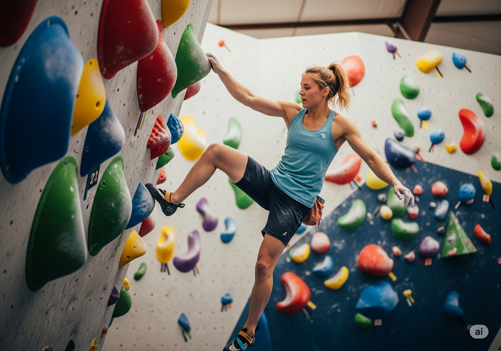 Améliorer votre équilibre et confiance en escalade indoor